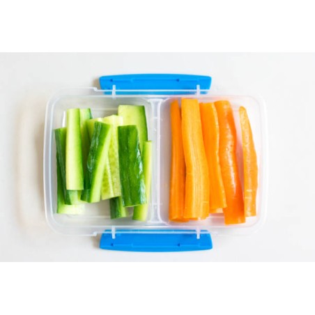 Fresh cucumber & carrot sticks