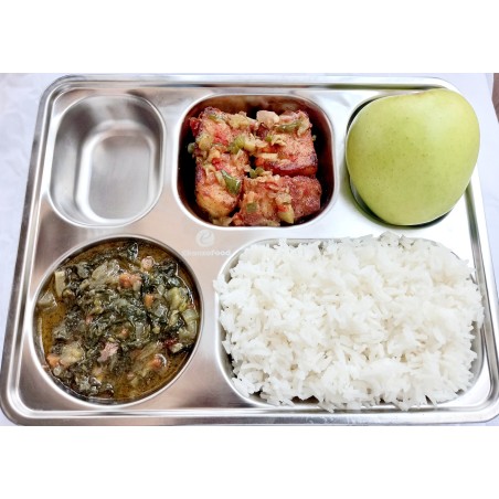 Captain Fish Fillet - Rice - Spinach